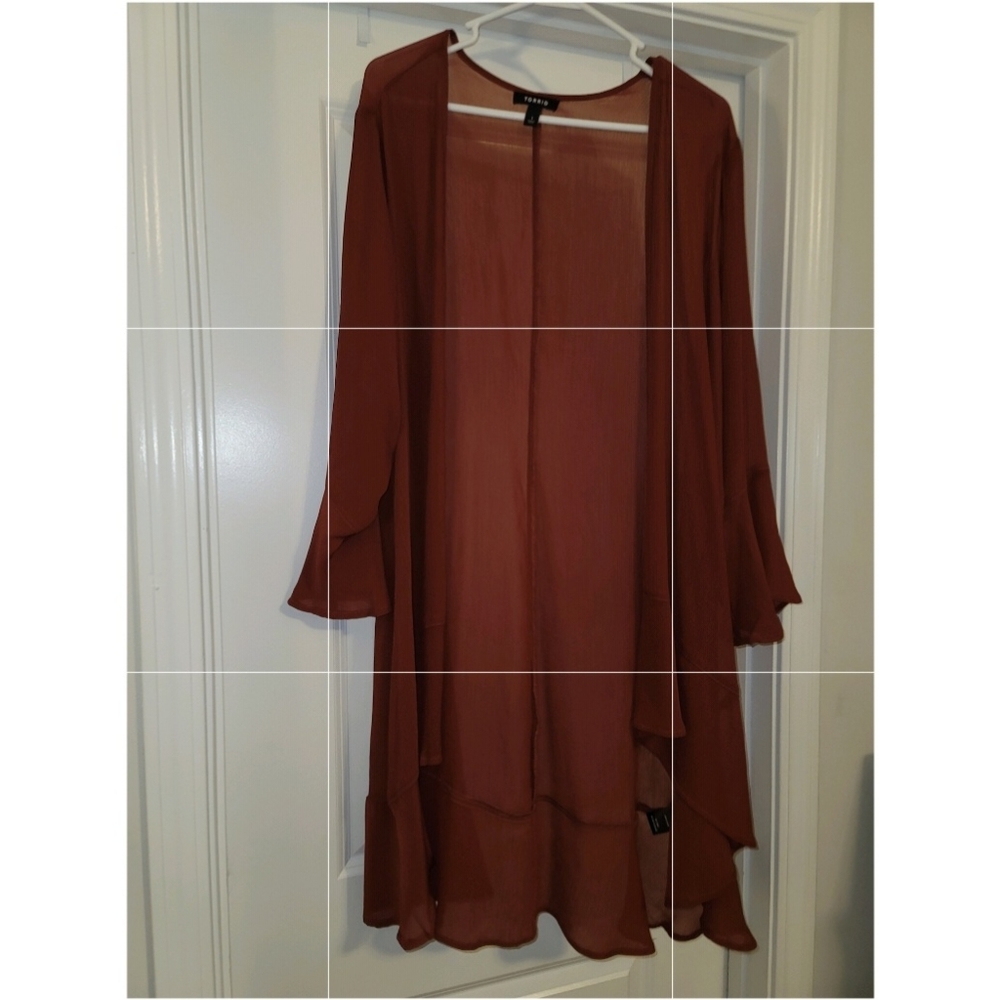 Rust colored Torrid Kimono